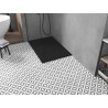 Mexen Toro stačiakampis dušo padėklas SMC 120 x 70 cm, juodas, juoda danga - 43707012-B
