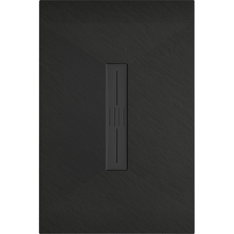 Mexen Toro stačiakampis dušo padėklas SMC 100 x 70 cm, juodas, juoda dangtelis - 43707010-B