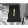 Mexen Toro stačiakampis dušo padėklas SMC 160 x 90 cm, juodas, auksinė dangtis - 43709016-G