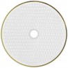 Mexen Aura stiklinis stalviršio praustuvas 39 x 39 cm, permatomas/auksinis - 24013905