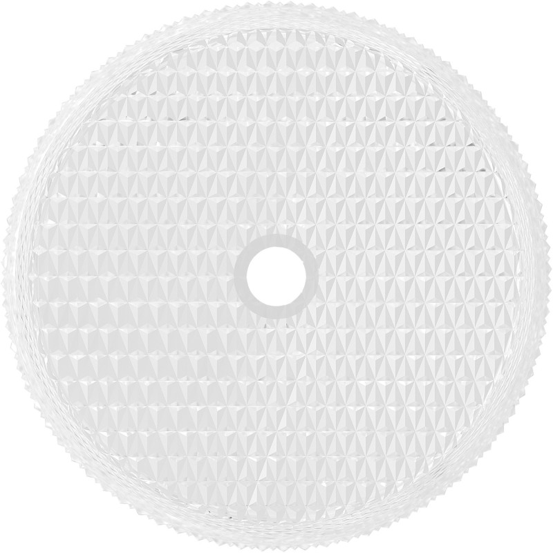 Mexen Aura stiklinis stalviršio praustuvas 39 x 39 cm, permatomas - 24013900
