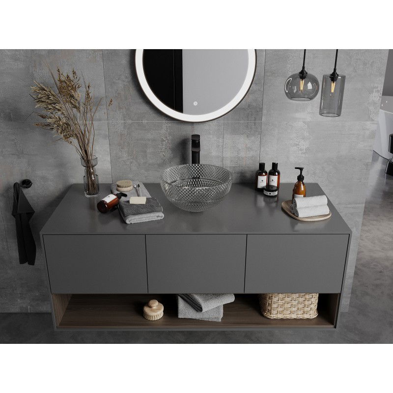 Mexen Dora stiklinis praustuvas 34 x 34 cm, permatomas - 24113400