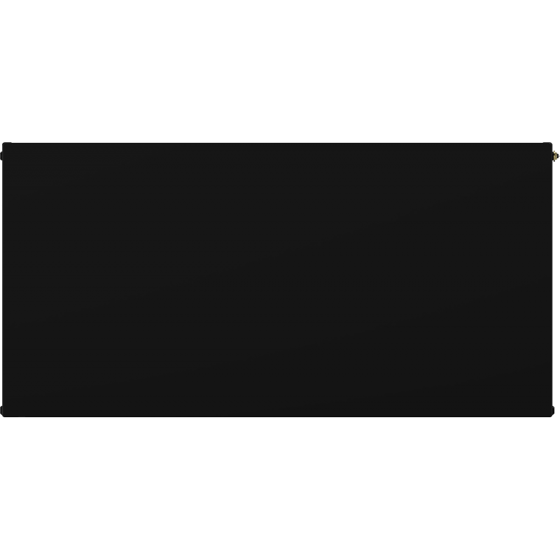 Mexen Flat CCF33 plokštinis radiatorius 600 x 800 mm, apatinis centrinis prijungimas, 1761 W, juodas - W6C33F-060-080-70