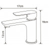 Mexen Alfa DF62 vonios rinkinys, chromas - 745703DF62-00