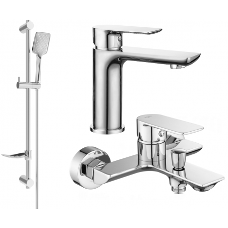 Mexen Alfa DF62 vonios rinkinys, chromas - 745703DF62-00