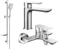 Mexen Alfa DF62 vonios rinkinys, chromas - 745703DF62-00