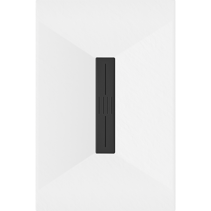 Mexen Toro stačiakampis dušo padėklas SMC 110 x 80 cm, baltas, juodas dangtelis - 43108011-B