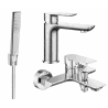 Mexen Alfa R72 vonios komplektas, chromas - 745703R72-00
