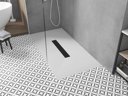 Mexen Toro stačiakampė dušo padėklas SMC 170 x 80 cm, baltas, juodas dangtelis - 43108017-B