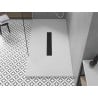 Mexen Toro stačiakampis SMC 200 x 90 cm, baltas, juodas dangtelis - 43109020-B