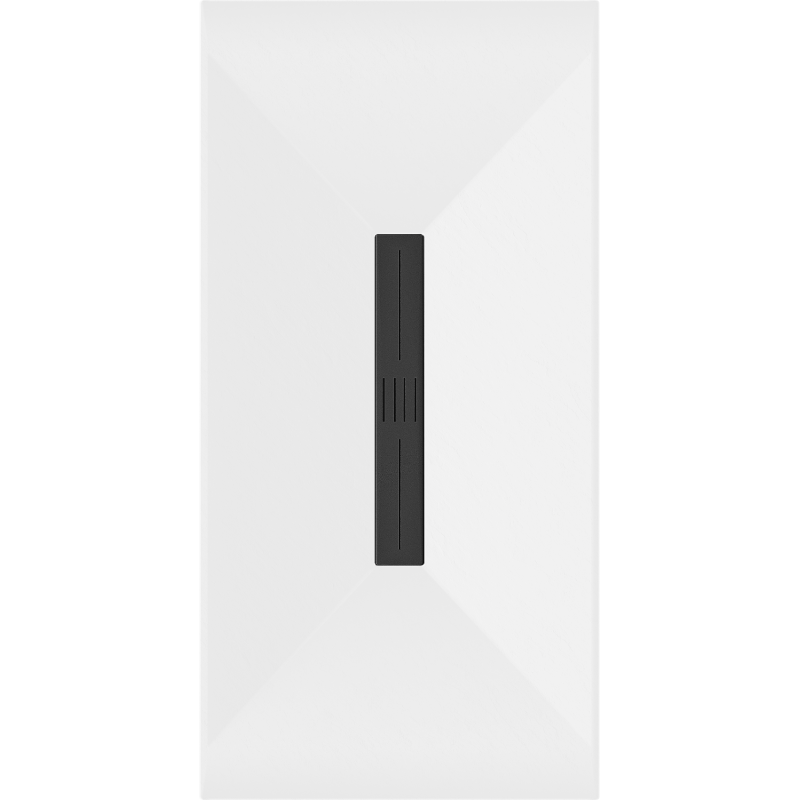 Mexen Toro stačiakampis dušo padėklas SMC 200 x 80 cm, baltas, juoda dangtelis - 43108020-B