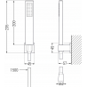 Mexen Alfa R02 vonios komplektas, auksinė - 745703R02-50