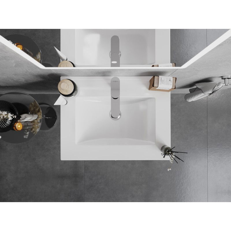 Mexen Atena praustuvo įleidžiama į stalviršį 61 x 46 cm, balta - 25016000