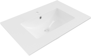 Mexen Atena įmontuojamas praustuvas 71 x 46 cm, baltas - 25017000