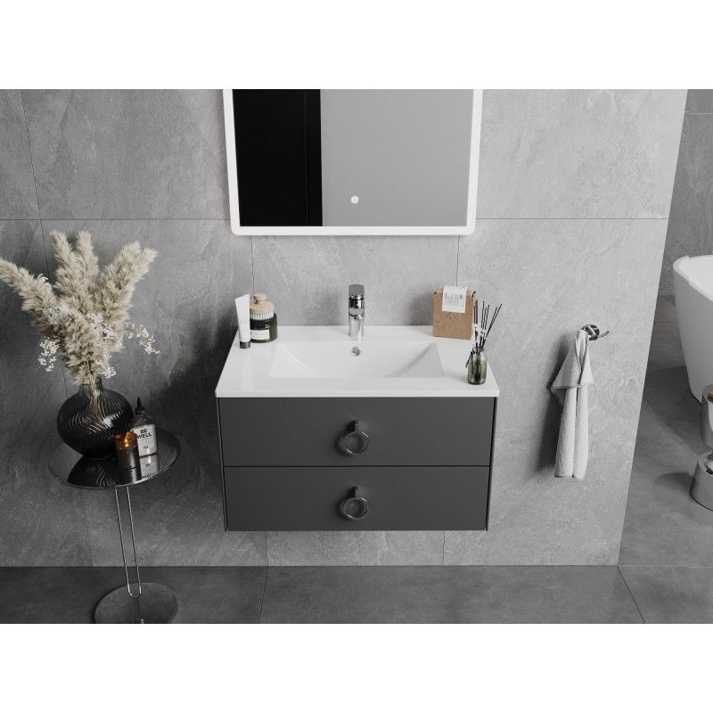 Mexen Atena įleidžiama į stalviršį praustuvas 71 x 46 cm, baltas - 25017000