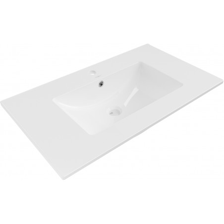 Mexen Atena Įleidžiamas į stalviršį praustuvas 80 x 46 cm, baltas - 25018000
