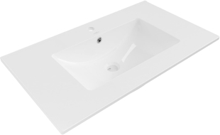 Mexen Atena Įleidžiamas į stalviršį praustuvas 80 x 46 cm, baltas - 25018000