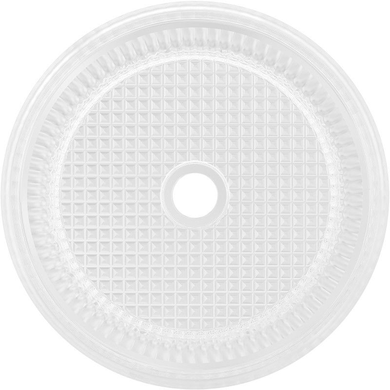 Mexen Lira stiklinis praustuvas 37 x 37 cm, skaidrus - 24053700