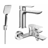 Mexen Alfa R62 vonios komplektas, chromas - 745703R62-00