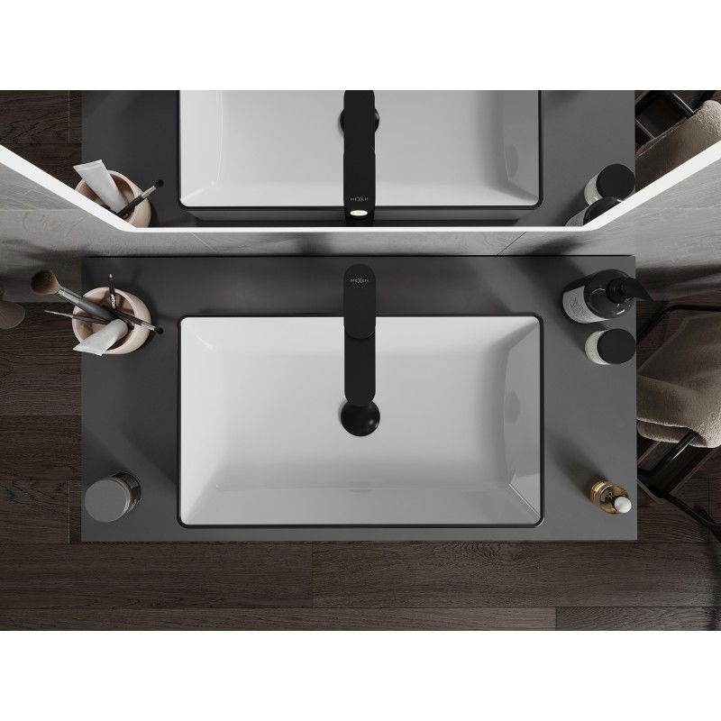 Mexen Nadia praustuvo viršus 62 x 35 cm, balta/juoda - 21616007