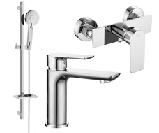 Mexen Alfa DQ40 dušo komplektas, chromas - 745704DQ40-00