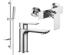 Mexen Alfa DF72 dušo komplektas, chromas - 745704DF72-00