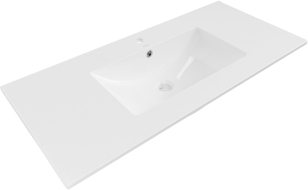 Mexen Atena įmontuojama į stalviršį kriauklė 101 x 46 cm, balta - 25011000