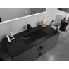 Mexen Atena praustuvas montuojamas į stalviršį 101 x 46 cm, juodas matinis - 25011070