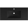 Mexen Atena praustuvas montuojamas į stalviršį 101 x 46 cm, juodas matinis - 25011070