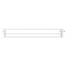 Mexen CVH30 Higieninis radiatorių plokštelinis 300 x 600 mm, apatinis prijungimas, 523 W, balta - W630H-030-060-00