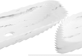 Mexen Rita stalviršio praustuvas 45 x 32 cm, baltas akmuo - 21084582