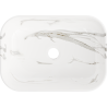 Mexen Rita stalviršio praustuvas 45 x 32 cm, baltas akmuo - 21084584