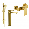 Mexen Alfa DQ40 dušo komplektas, auksinis - 745714DQ40-50