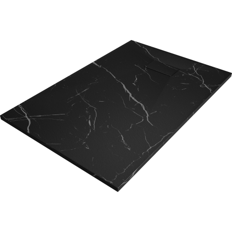 Mexen Hugo stačiakampė SMC 100 x 80 cm, juodas akmuo - 42758010
