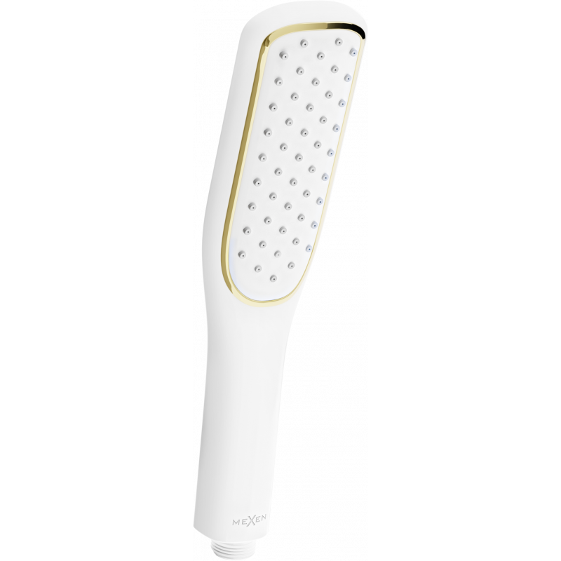 Mexen R-49 1-funkcinis dušo laikiklis, baltas/auksinis - 79549-25