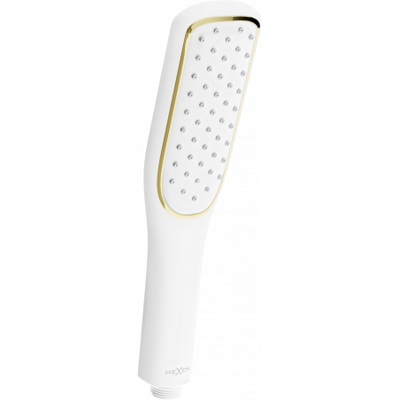 Mexen R-49 1-funkcinis dušo laikiklis, baltas/auksinis - 79549-25