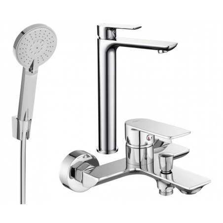 Mexen Alfa R40 vonios komplektas, chromuotas - 745713R40-00