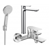 Mexen Alfa R40 vonios komplektas, chromuotas - 745713R40-00