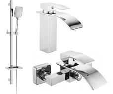 Mexen Aries DQ62 vonios komplektas, chromas - 744803DQ62-00