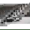 Mexen Velar Duo vonios pertvara, 2 dalių, 190 x 150 cm, skaidri, chromuota - 896-190-000-02-01