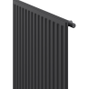 Mexen CH10 Higienos plokštelinis radiatorius 600 x 1800 mm, šoninis prijungimas, 1124 W, antracitas - W410H-060-180-66