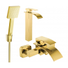 Mexen Aries R45 vonios rinkinys, auksinis - 744813R45-50