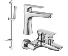 Mexen Axel DF72 vonios rinkinys, chromas - 73803DF72-00