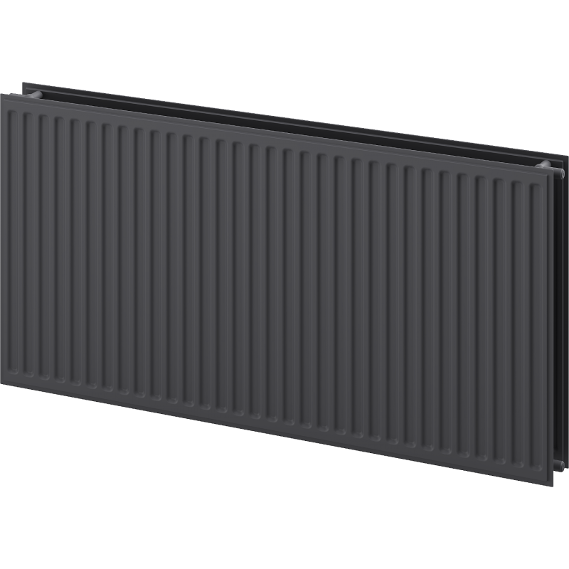Mexen CH20 Higienos plokštuminis radiatorius 300 x 2000 mm, šoninis pajungimas, 1273 W, antracitas - W420H-030-200-66