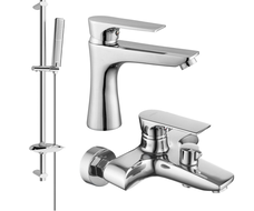 Mexen Axel DB72 vonios komplektas, chromas - 73803DB72-00