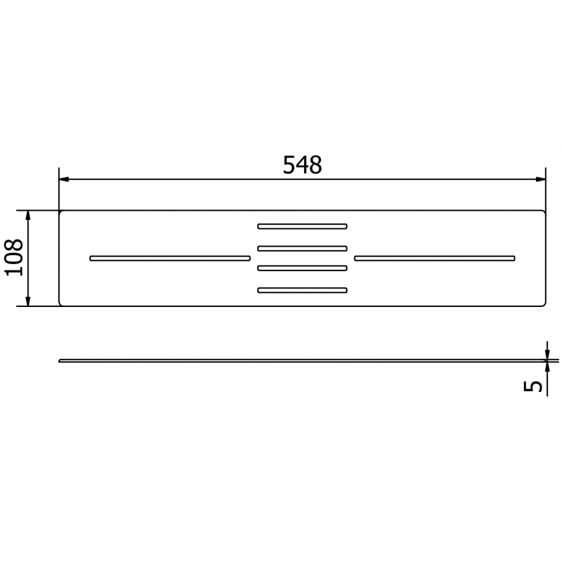 Mexen Toro dušo padėklo apdaila 100-120 cm, balta - 43910020