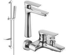 Mexen Axel DF72 vonios komplektas, chromas - 73813DF72-00