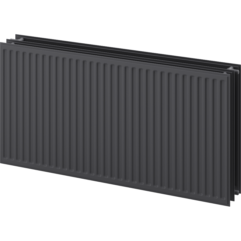 Mexen CH30 Higienos radiatorius plokštelinis 300 x 1300 mm, šoninis prisijungimas, 1134 W, antracitas - W430H-030-130-66