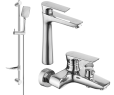 Mexen Axel DF62 vonios komplektas, chromas - 73813DF62-00