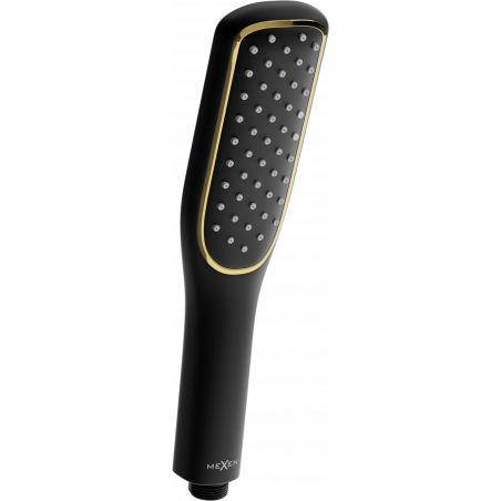 Mexen R-49 dušo rankena, 1-funkcinė, juoda/auksinė - 79549-75